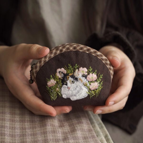 【客製零錢包】專屬寵物 \ 動物刺繡 × 花草設計 x 手作訂製