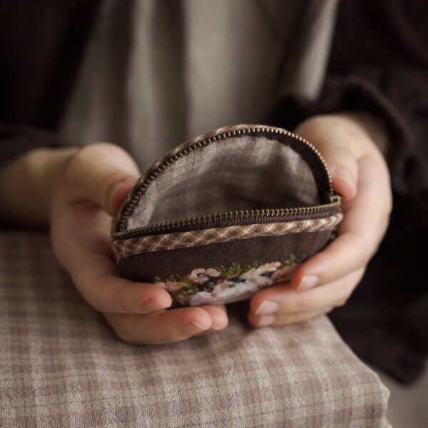 【客製零錢包】專屬寵物 \ 動物刺繡 × 花草設計 x 手作訂製 - Image 4